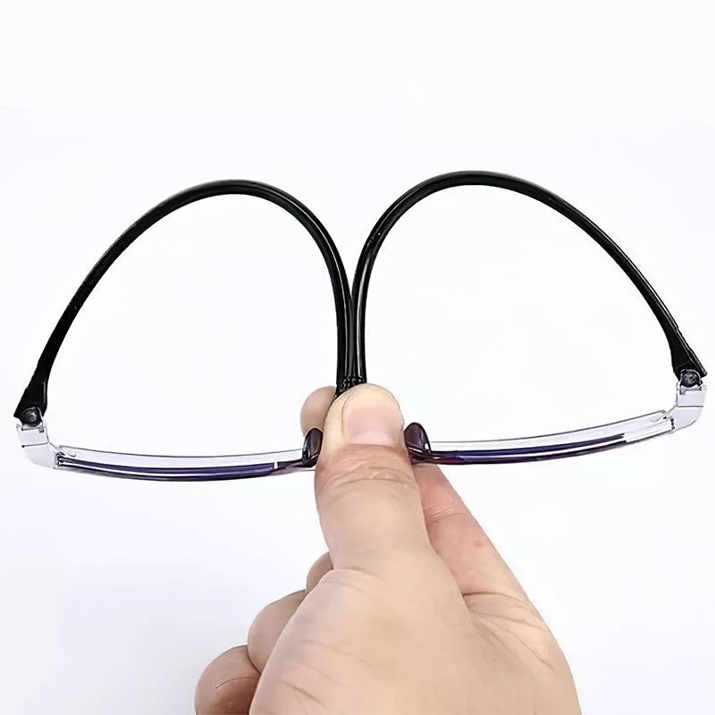 Avelena | 2024 neue hohe Härte Anti-Blau Licht Saphir Lesebrille Dual Focus Intelligente Lesebrille