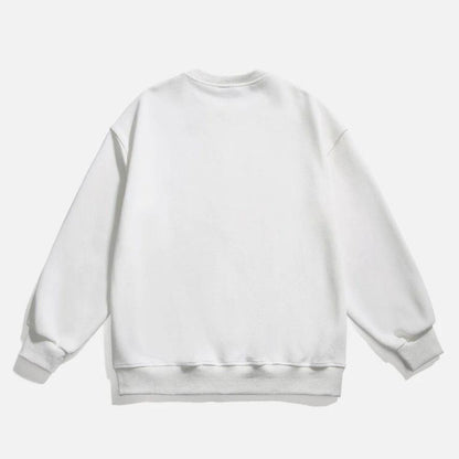 Avelena | Lässiges Sweatshirt mit Katzenmotiv aus Baumwolle