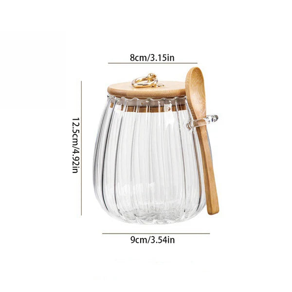 Avelena | Verschließbares Aufbewahrungsglas - Luftdicht und Feuchtigkeitsbeständig