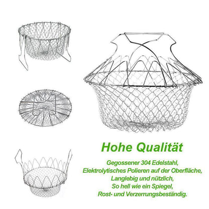Avelena | Edelstahl Einziehbares Sieb Kochkorb