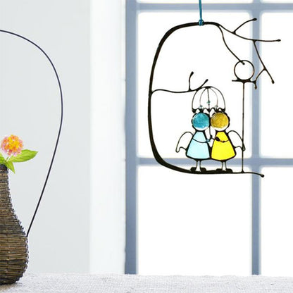 Avelena | Buntglaskunst Fensterbehänge