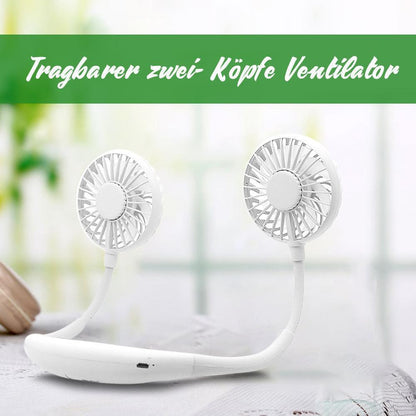 Avelena | Tragbarer zwei- Köpfe Ventilator