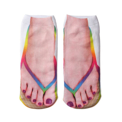 Avelena | Super bequeme Maniküre-Drucksocken