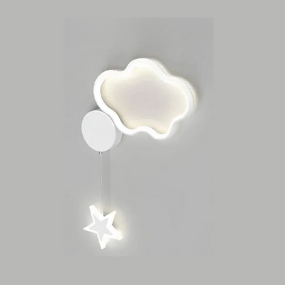 Avelena | DreamLight | Magische Wandlampe mit Wolken, Sternen und Mond