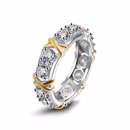 Avelena | Dichroic Inlaid Zircon Ring Erfolg