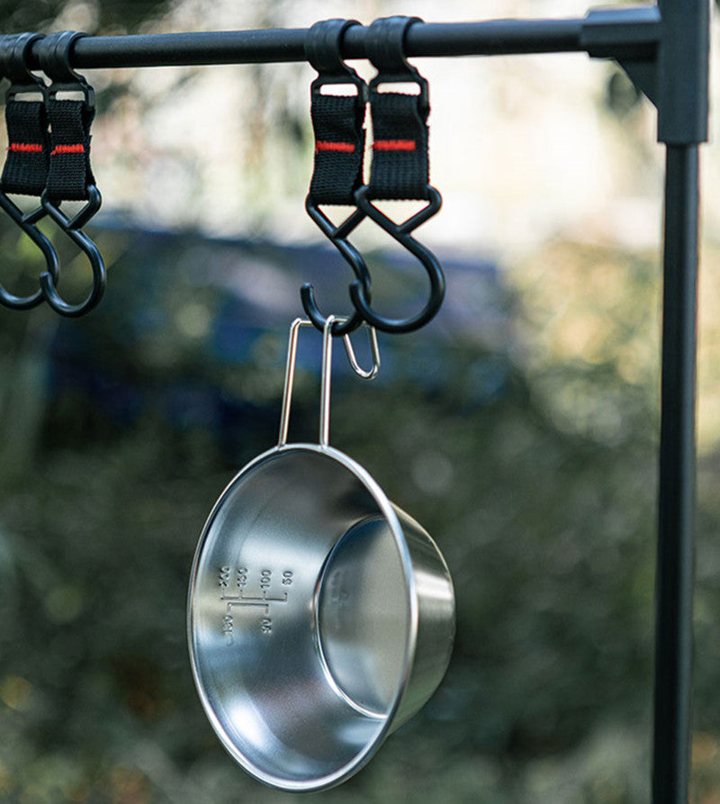 Avelena | Edelstahl Outdoor Falt-Schneeschüssel (Set von 4)