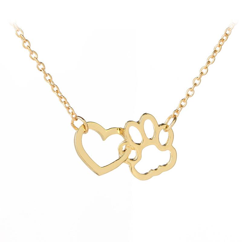 Avelena | Paw Heart Anhänger Necklace