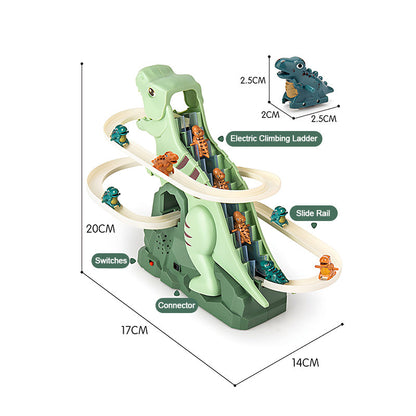 Avelena | Dinosaurier Elektrische Rutsche Bahn Spielzeug