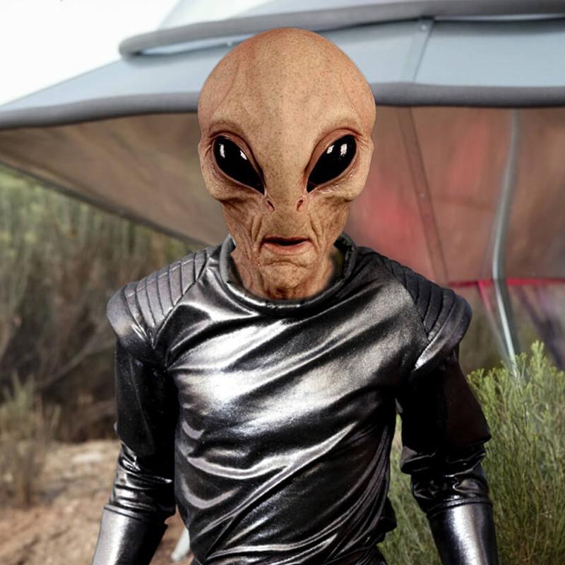 Avelena | Alien Lustige Gesichtsmaske