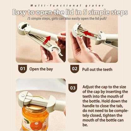 Avelena | Edelstahl verstellbarer Kappen Schrauber