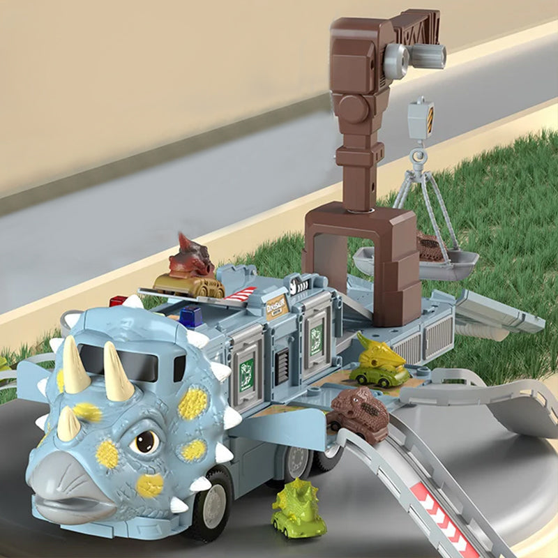 Avelena | Dinosaurier Transforming Truck Spielzeug Set Mit Lichtern Und Musik
