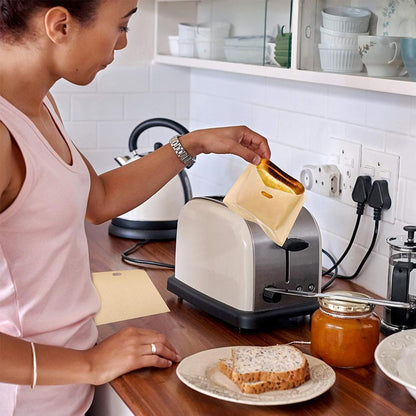 Avelena | Wiederverwendbare antihafte Toastabags, 5 Stücke