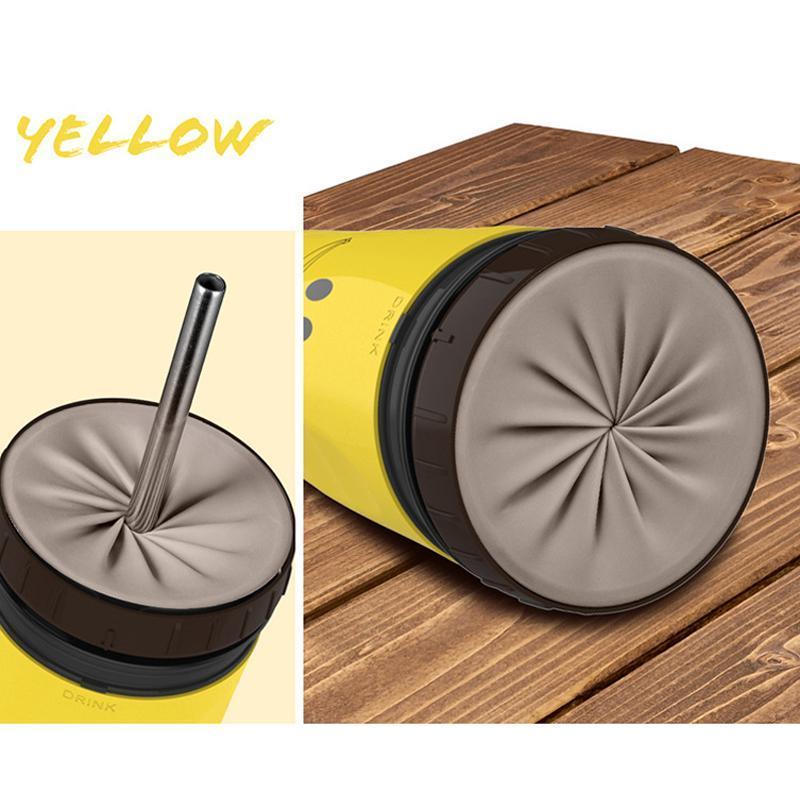 Avelena | Deckellose Twist Tasse, Kreative Plastikbecher