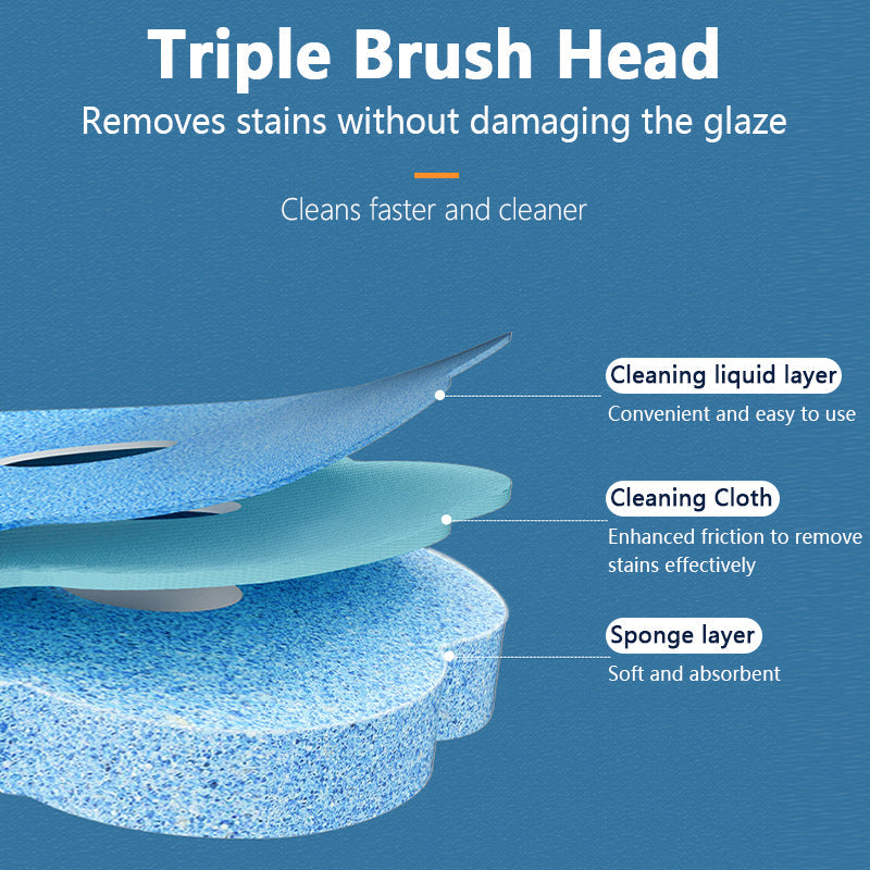 Avelena | Einweg-Schwammkopf-Toilettenbürste