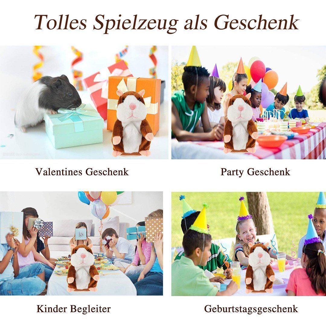 Avelena | Lustiges Sprechendes Hamster Plüsch Spielzeug