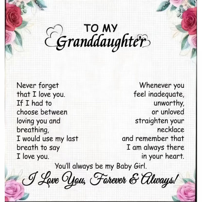 Avelena | Cross Dancing Necklace mit Nachrichtenkarte Geschenk