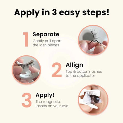 Avelena | Wimpernmagnet Einfache magnetische Anwendung