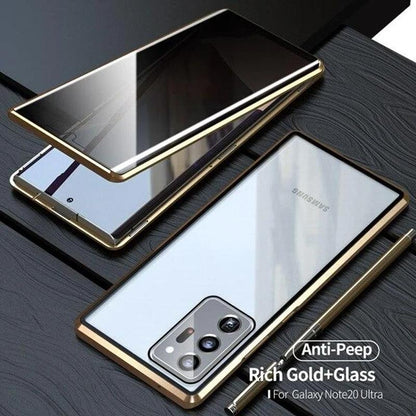 Avelena | Samsung Anti-Peep Gehärtetes Glas Handyhülle