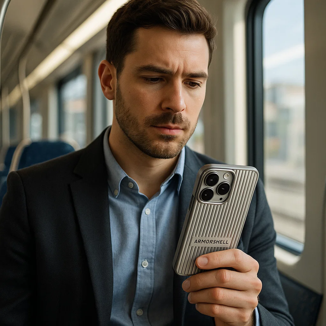 Avelena | ArmorShell | Ultradünnes und Stoßsicheres iPhone-Cover