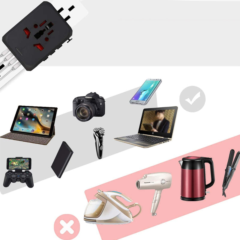 Avelena | Universeller Smart-Reiseadapter Spannungswandler