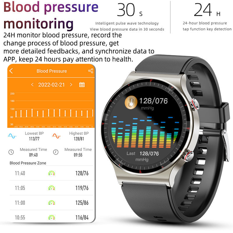 Avelena |  CFDA EKG Blutsauerstoff Herzfrequenz Gesundheitsüberwachung Smart Watch
