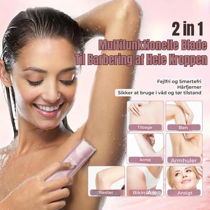 Avelena | BlissEdge | Sanfte Haarentfernungsrasierer für Frauen mit wiederaufladbarem und tragbarem Design