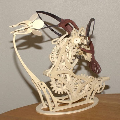 Avelena | 3D Holzmechanisches Kolibri