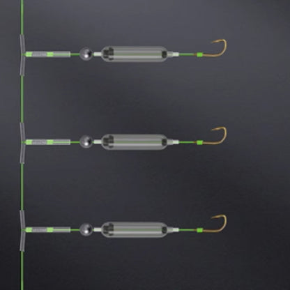 Avelena | 3 Haken Anti-Drift Grundangelrig