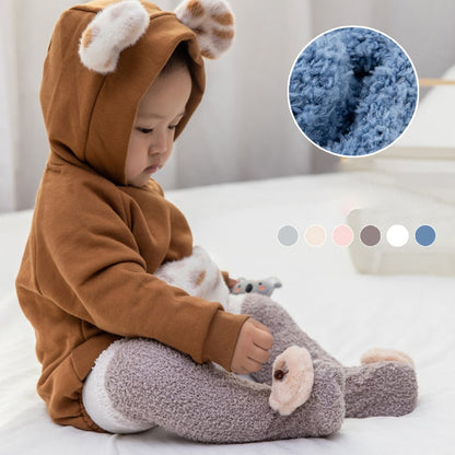 Avelena | Ein Paar Baby süße Koralle Fleece Socken