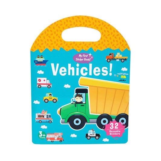 Avelena | Wiederverwendbares Stickerbuch - Kinder von Geräten fernhalten!