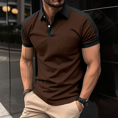 Avelena | Kurzarm Geschäftshemd Sommerliches Casual Poloshirt
