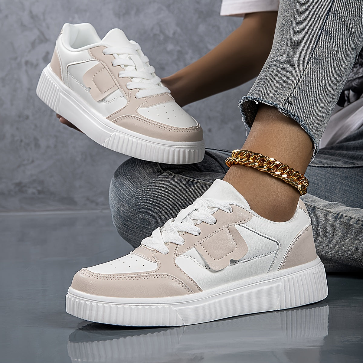 Avelena Plus-Size ultraleichte Fashion-Sneaker für Damen | Perfekt für Casual Days