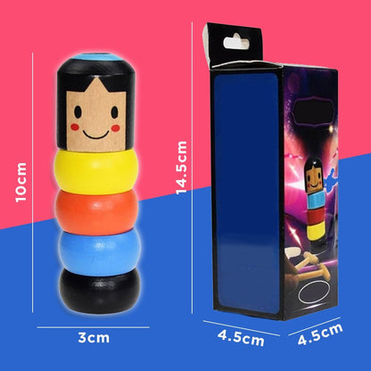 Avelena | Magischer Holzmann Spielzeug | Unzerbrechlich & Mit Hammer | Kreatives Zauberspiel für Kinder