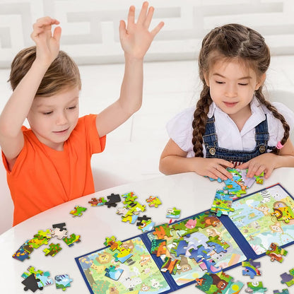 Avelena | Holz 3-in-1 Magnetischen Fortgeschrittenen Faltpuzzle