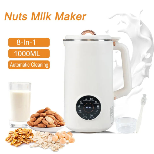 Avelena | 8-in-1 Nussmilchmaschine (1000 ml) - NutriBlend
