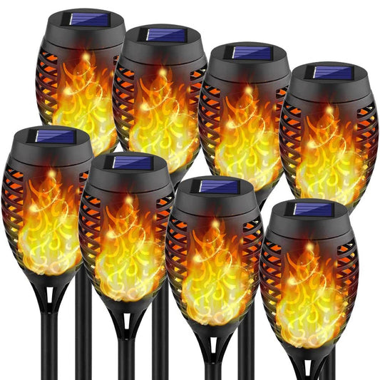 Avelena | 8-Pack: Solar Fackellicht mit flackernder Flamme