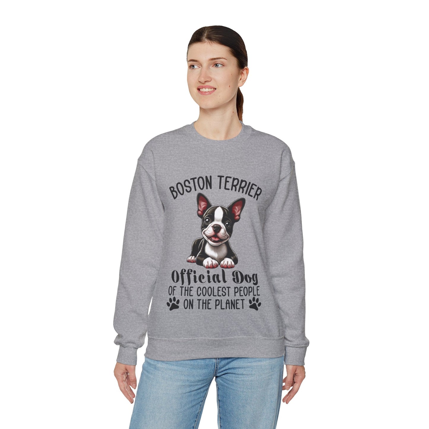 Avelena | Sinatra Unisex Sweatshirt Für Boston Terrier Liebhaber