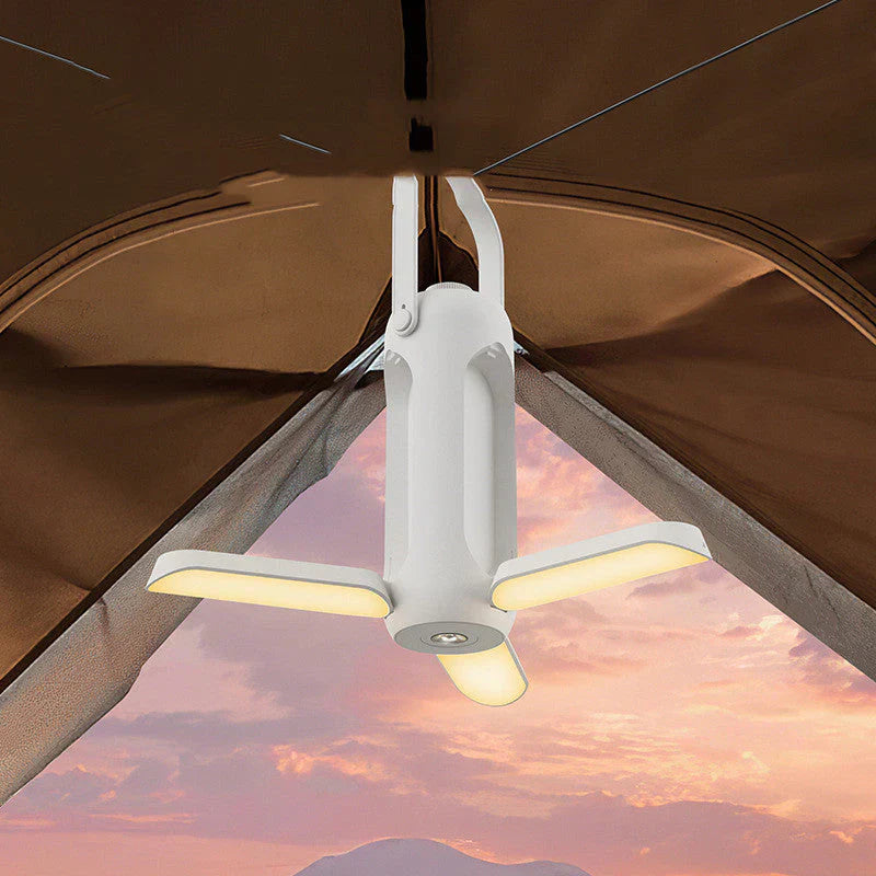 Avelena | Vielseitige Tragbare Campinglampe mit Flexiblen Armen – Für Zelt und Outdoor