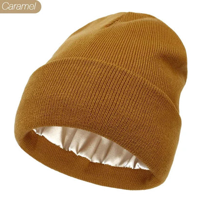 Avelena | Unisex Beanie | Anti-Statik & Anti-Frizz | Weiches, Glattes Gewebe | Verwirrungsfreies Design