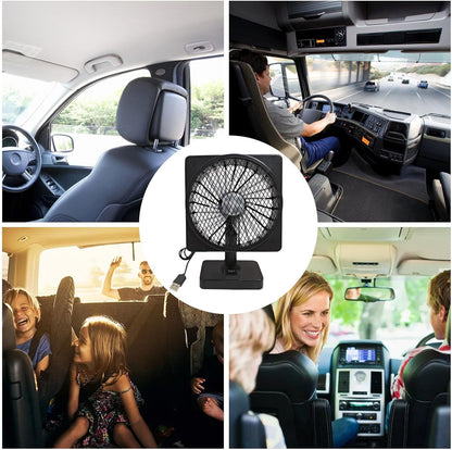 Avelena | 12V USB Luftzirkulator Auto Klimaanlagen Kühlventilator mit 360° Rotation (1+1 KOSTENLOS) – Aurovent