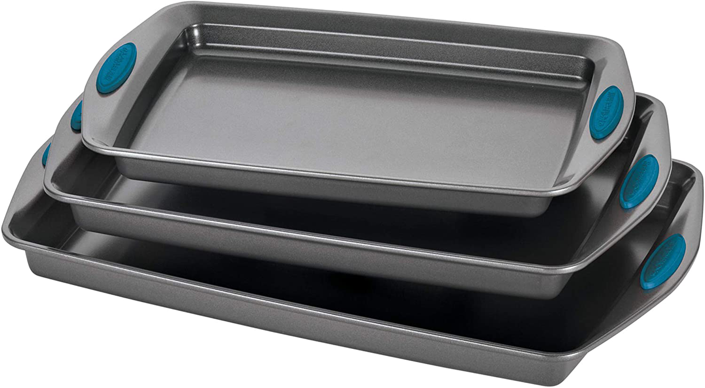 Avelena | Rachael Ray Bakeware Antihaft Kuchenform Set, 3-Teilig