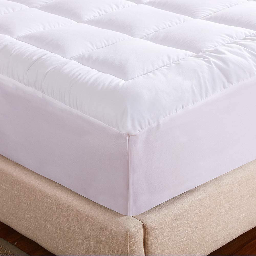 Avelena | Whatsbedding Wasserdichter Matratzenschoner Twin Xl Größe Baumwolloberfläche Alternative Füllung Plüsch Dicke Matratzenoberdecke-Gefüllt Quiltet (Wasserdichter Twin Xl)