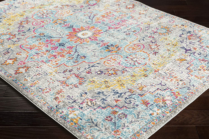 Avelena | Artistic Weavers Odelia Teppich, 3'11" x 5'7", Lila/Orange