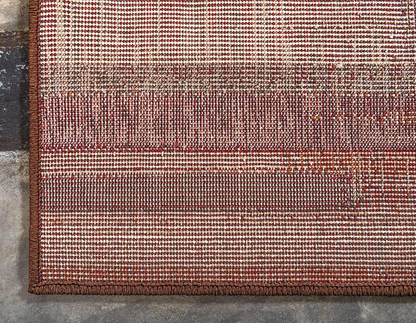 Avelena | Einzigartiger Loom Herbstkollektion Casual Warme Töne Abstrakt Gradient Teppich (2' 0 X 6' 0 Läufer, Blau/ Elfenbein)