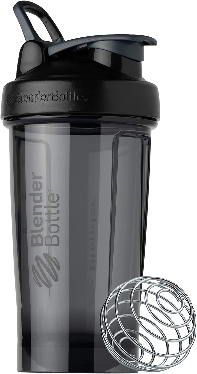 Avelena | Blenderbottle Shakerflasche Pro Series Perfekt Für Proteinshakes Und Pre-Workout, 24-Unzen, Schwarz