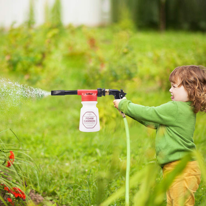 Avelena | HOUSE DAY Schaumkanone Seifen Waschpistole Schnee Foam Lance Schaum Blaster Auto Wasch Sprühgerät Passt auf Gartenschlauch für Auto Hausreinigung und Gartenreinigungsset