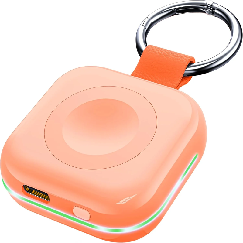 Avelena | 1200Mah Tragbares Ladegerät Für Apple Watch Drahtloses Magnetisches Power Bank Schlüsselanhänger