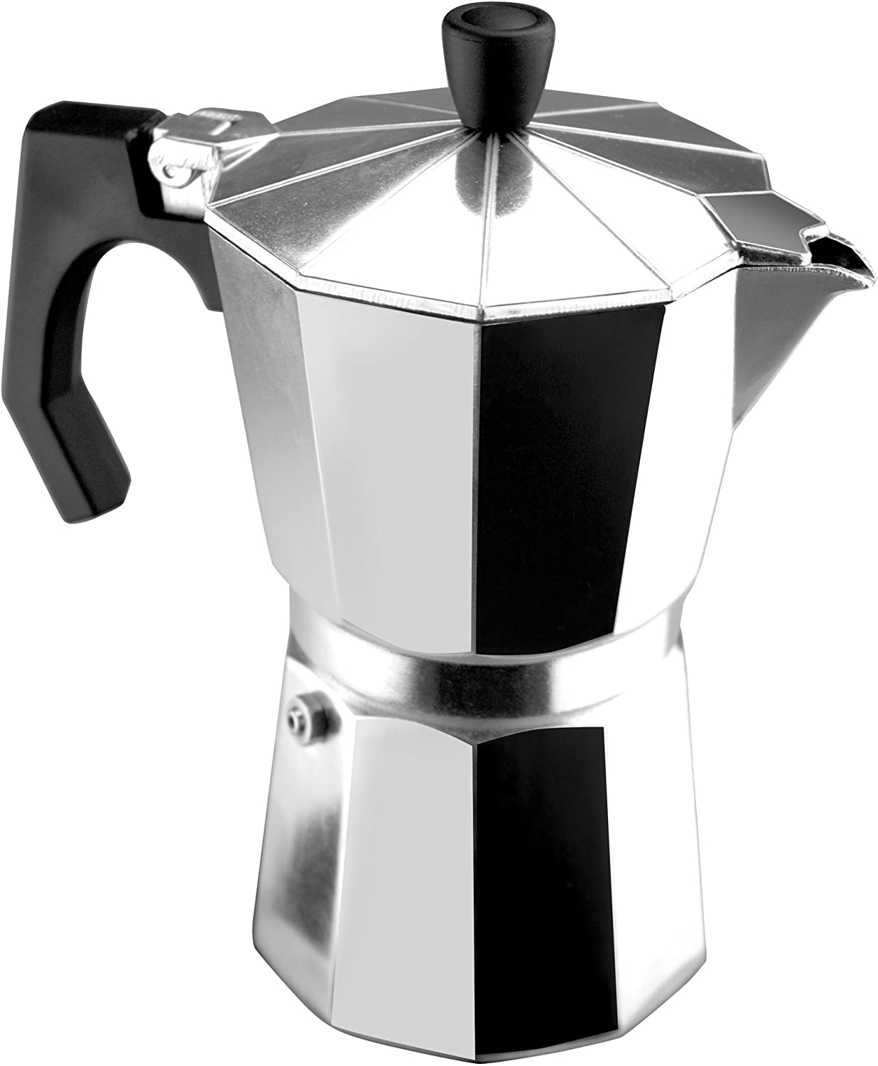 Avelena | Magefesa 01Pacfken06 Kenya Aluminium 6 Tassen Kaffeemaschine, Silber