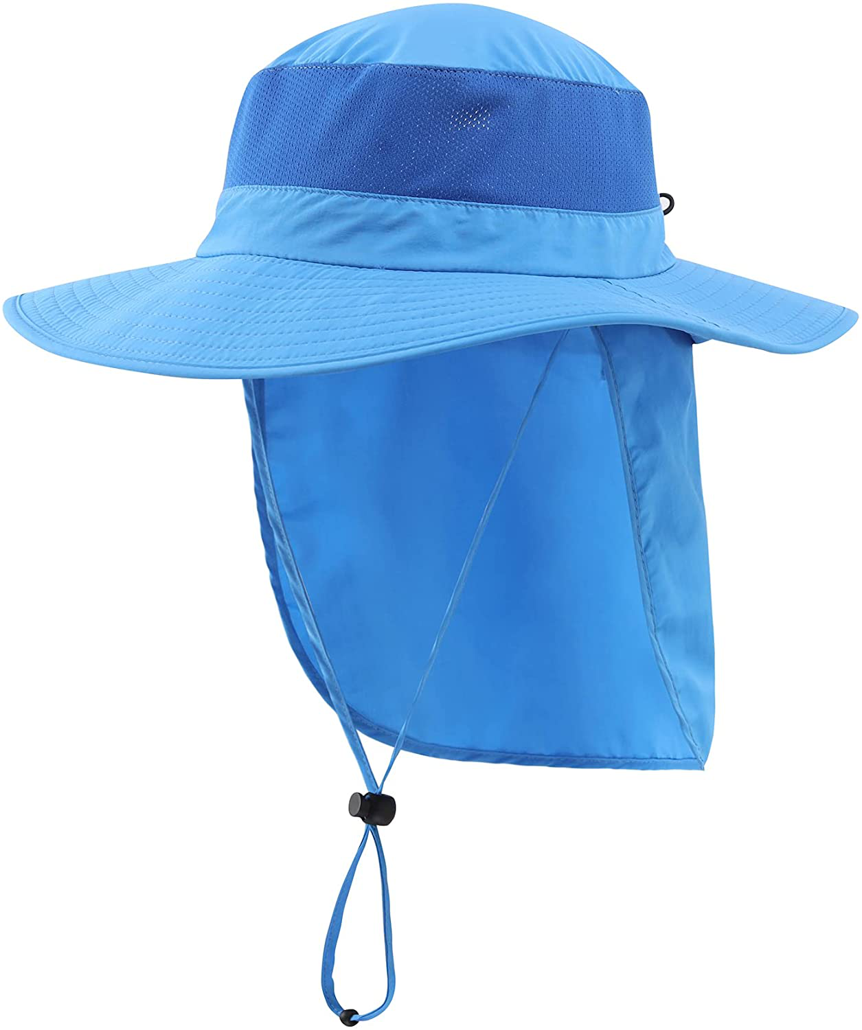 Avelena | Outdoor Upf50+ Mesh Sonnenhut Breiter Schirm Anglerhut Mit Nackenklappe