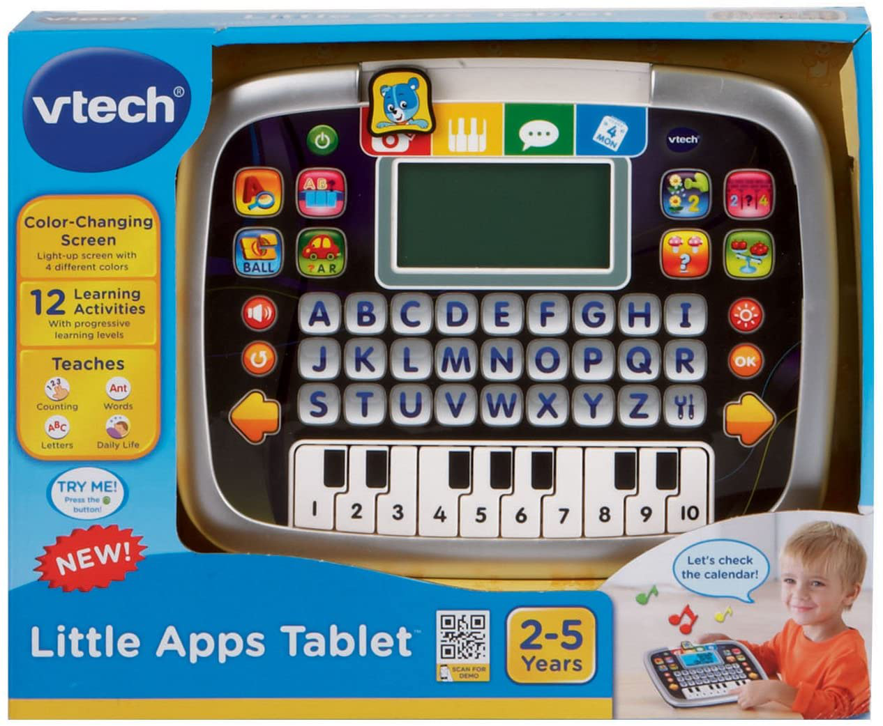 Avelena | Vtech Little Apps Tablet, Schwarz